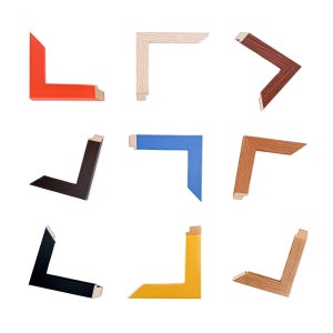 투명 아크릴 액자 프레임 맞춤 제작 주문 우드 18mm 100x100mm