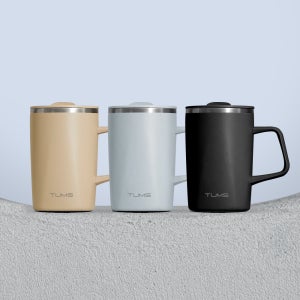 [프리미엄]텀스 익스트림 스퀘어 스텐머그 450ml 보온보냉머그컵