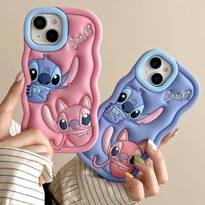 디즈니 친구들 폭신한 스티치 귀여운아이폰케이스 겔럭시폰케이스