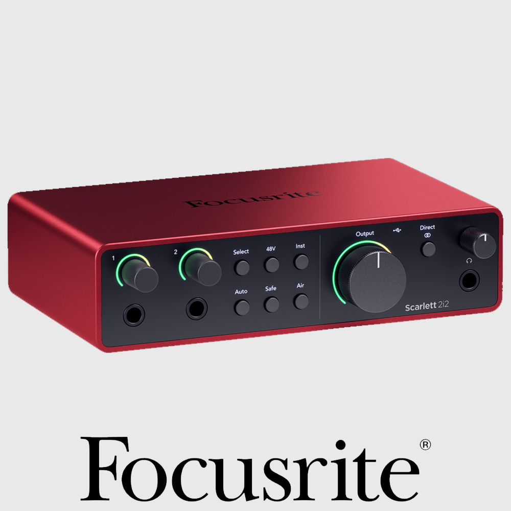 Focusrite Scarlett 2i2 4th Gen Audio Interface (포커스라이트 스칼렛 2i2 4세대)