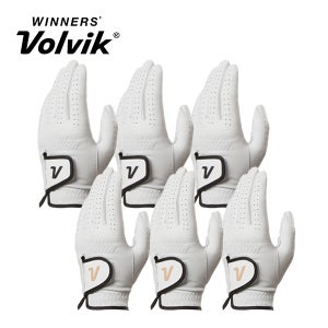 볼빅 퍼포먼스 양피 남성용 여성용 골프왼손장갑 화이트 3장 세트