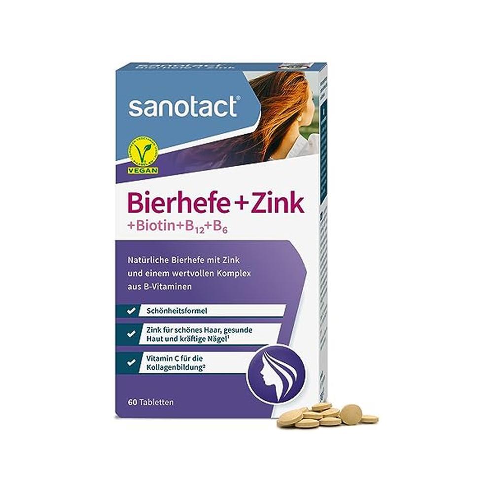 <b>자노닥트</b> 비어헤페 징크 60정 베지캡슐 <b>Sanotact</b> Bierhefe