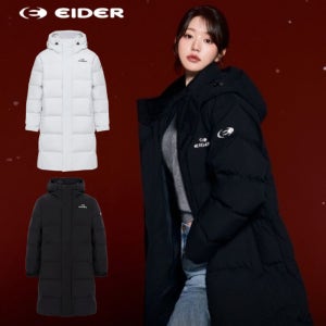 아이더 경량 다운 남녀공용 겨울 롱패딩