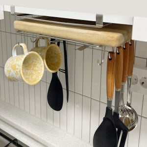 스텐 주방 도마 정리대 키친타올걸이 컵 조리도구 거치대