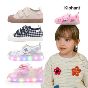 키펀트 키즈 스니커즈 여아 남아 아동 유아 캐주얼 LED 운동화 신발