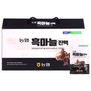 농협 흑마늘 진액 70ml 30포 6년근홍삼 면역 부모님건강식품 노인 명절 선물세트