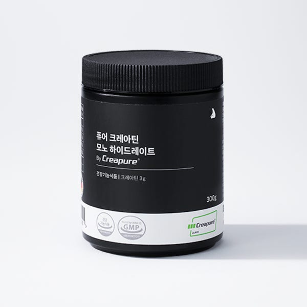 잠백이 모노 크레아틴 크레아퓨어 하이드레이트 300g 100회분