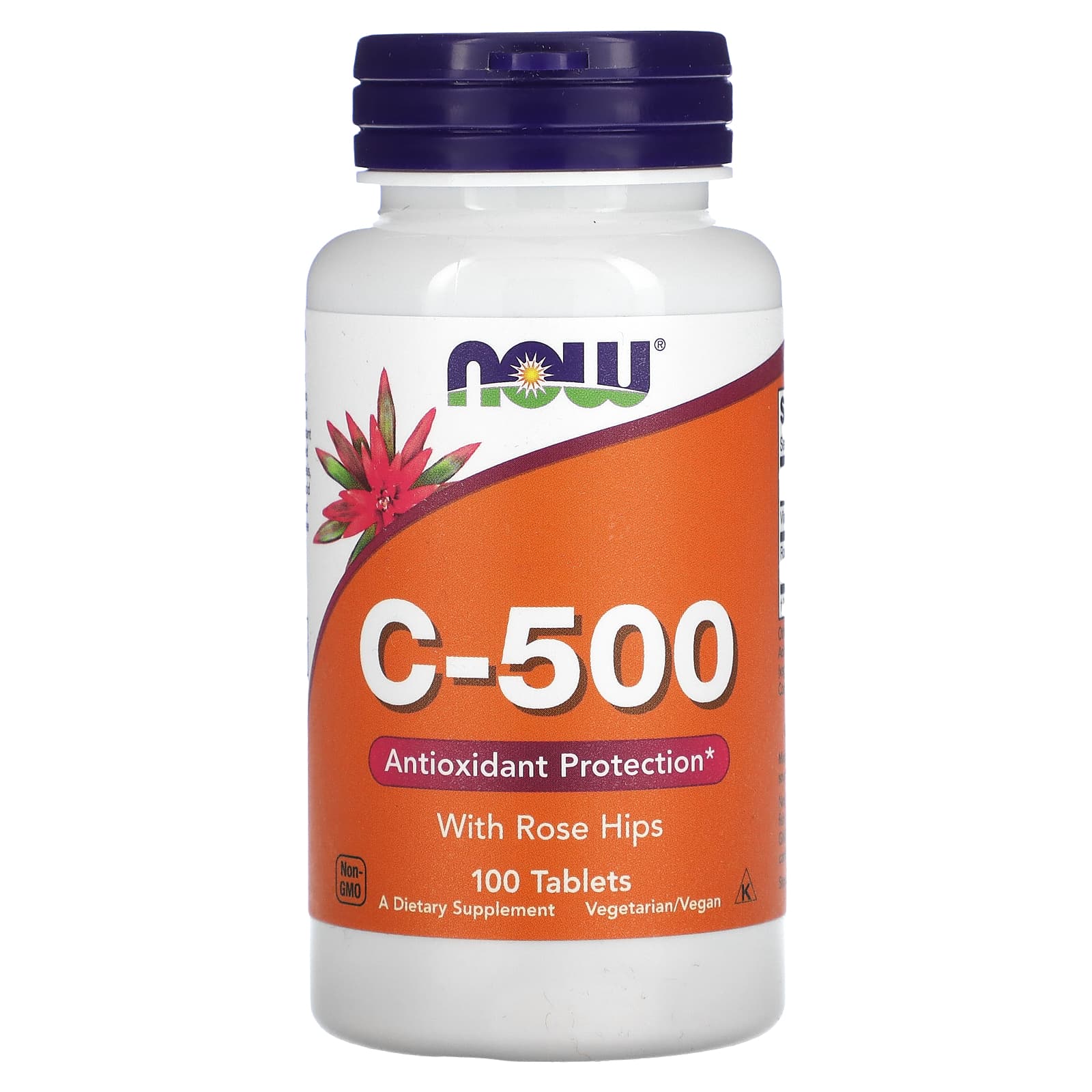 NOW Foods <b>C-500 with 로즈힙</b> 100정