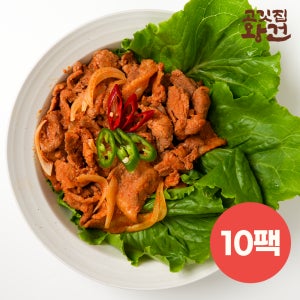 고깃집왕건 제육볶음 200g 10팩 고추장 간장 돼지 불백 불고기 두루치기