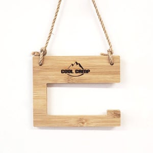 콘티G 캠핑 우드 휴지걸이 캠핑용품 소품걸이 카라비너