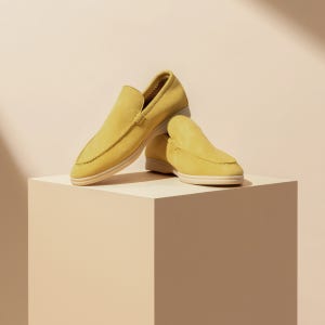 에레노 로퍼 옐로우 (스웨이드 양가죽) ERENO LOAFER