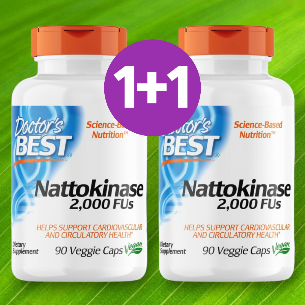 1+1 닥터스베스트 <b>나토키나제</b> <b>낫토키나제</b> 나토키나아제 <b>2000FUs</b> 90정 2통