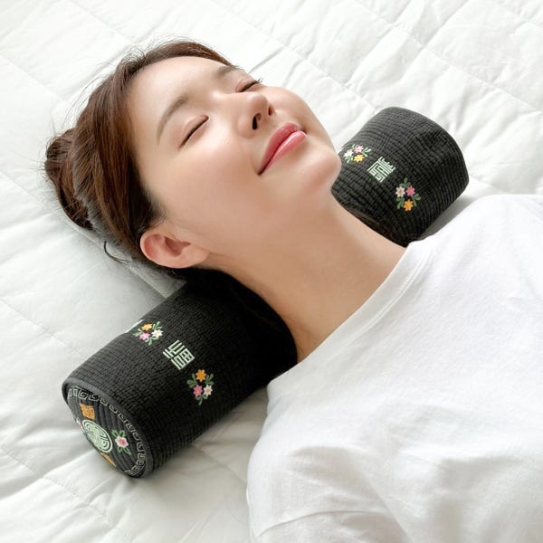 메밀 편백 경추베개 경추목 베개 목디스크 일자목 거북목베개 차콜 소 베고자니