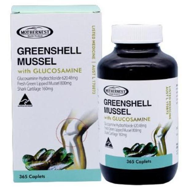 <b>Mothernest</b> Greenshell Mussel <b>마더네스트</b> 초록입홍합 글루코사민 365캡슐
