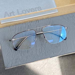 프로젝트프로덕트 안경 CL14 C3G 골드 다각 투브릿지 반무테 티타늄 안경테