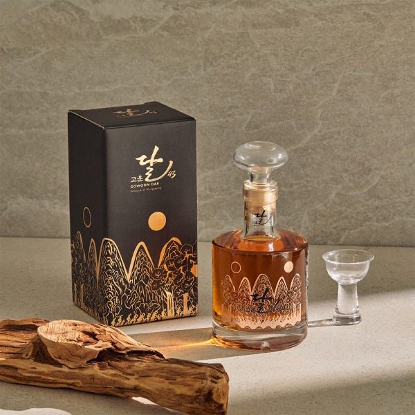 [선물하기 좋은술] 고운달 오크 43도 250ml 선물세트