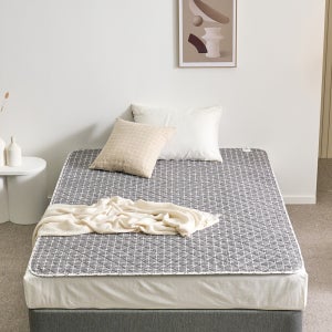 Gompyo한일 EMF인증 탄소 카본매트 플로우그레이/침대전기매트 거실전기장판 캠핑전기매트 전기요