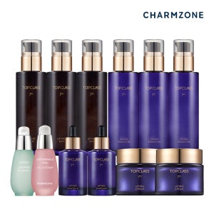 참존 탑클래스 7세대 리프팅 기초세트 12종 스킨+에멀전+크림+앰플+안티링클+징코세럼