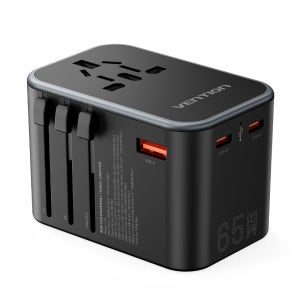 벤션 여행용 GaN PD 65W PPS 45W 고속충전기 멀티어댑터, FJDB0