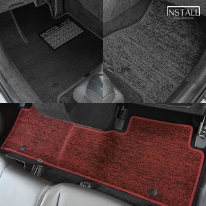 디올뉴 싼타페 MX5(가솔린,하이브리드) 인스톨 차량용 트립매트 5인승 1열+2열