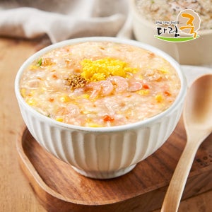 다림식품 새우계란죽 500g 1팩