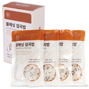 단체선물 웰빙한끼 블레싱 잡곡쌀 혼합8곡 4P