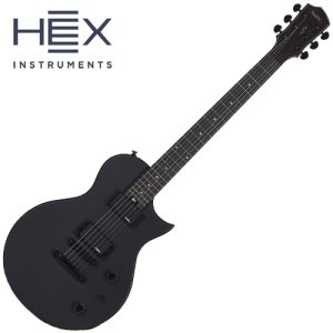(뮤직캠프)헥스 H100S BK / 일렉기타 마호가니 바디 블랙 무광 입문용