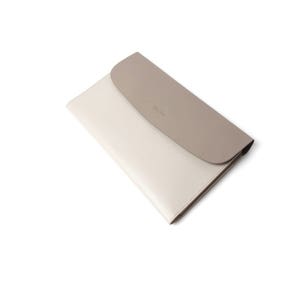LG그램 전용 가죽 파우치 39.5cm(15.6인치), 브라운+베이지