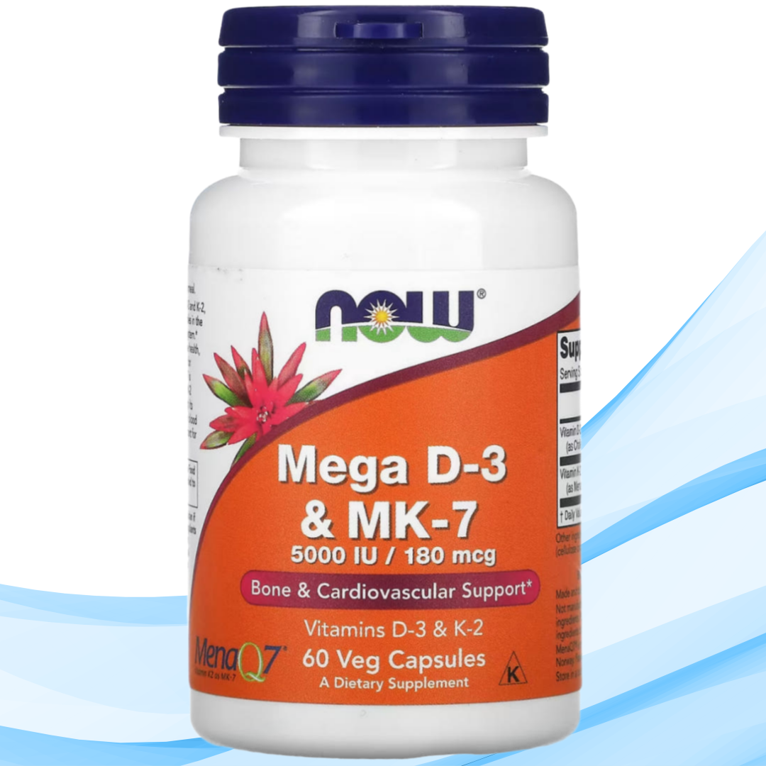 비타민D3K2 나우푸드 Mega D-3 <b>MK-7</b> 5000IU 비타민DK2 비타민DK