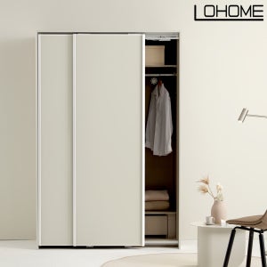 로홈 리오 친환경 E0 슬라이딩 옷장 1200 A타입 슬라이드 미닫이 장롱 키큰 장 맞춤