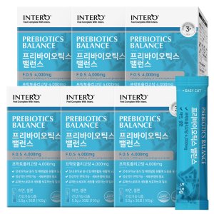인테로 프리바이오틱스 밸런스 30포, 6개