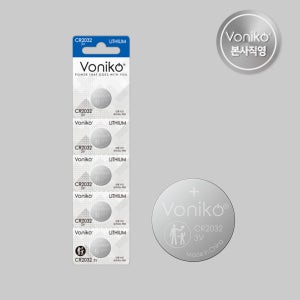 보니코 CR2032 프리미엄 리튬 코인셀 건전지 5개입