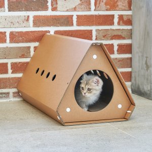 냥시티 에코터널 고양이 숨숨집 스크래쳐 DIY 하우스