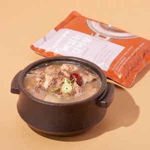 푸짐한 뼈없는 순살 갈비탕 800g 소갈비살 보양식 해장국