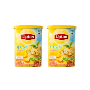 립톤 아이스티 복숭아맛 복숭아, 907g, 2개