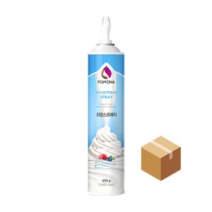 포모나 식물성 가당 스프레이 휘핑크림 500ml, 12개