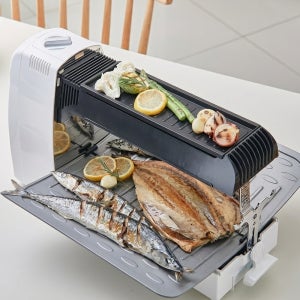 [브라텐 직화그릴/CORE] 무연 가스그릴 (꼬치기능제외) 원적외선 직화 가정용 바베큐 고기구이 생선구이 캠핑