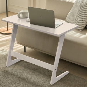 알엠즈 엔젤 테이블 화이트 600 노트북 사이드 미니 소파 침대 간이 책상 테이블