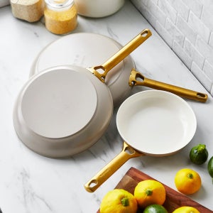 그린팬 파도바 프라이팬 3종 선물 세트 20+24+28cm, 토우프브라운