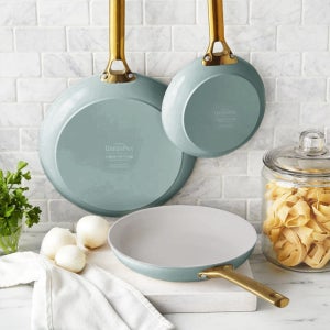 그린팬 파도바 프라이팬 3종 선물 세트 20+24+28cm, 스모키스카이