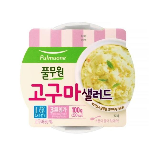 <b>풀무원</b> 집밥 고구마 샐러드 (100g) 김장 친정엄마 김치찜 간편식 라면 찌개 캠핑 자취