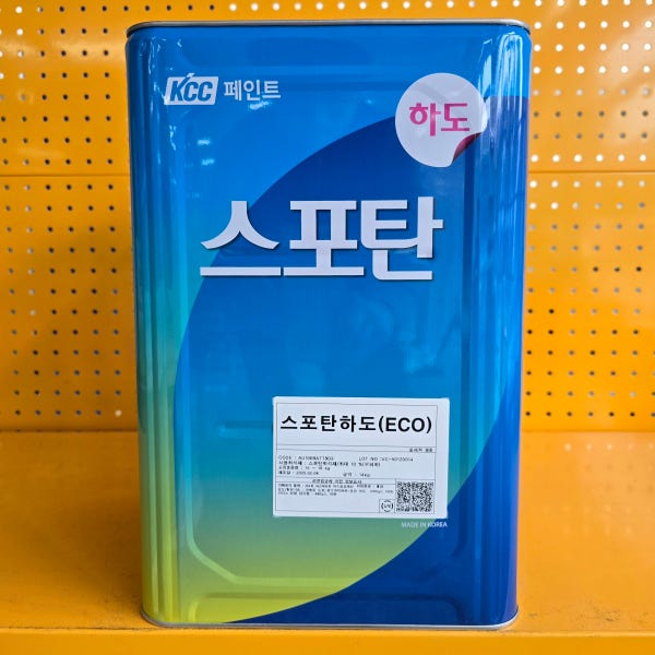 KCC 옥상 바닥 방수 우레탄페인트 스포탄 하도 투명 14KG 1액형 탄성 도막 프라이머