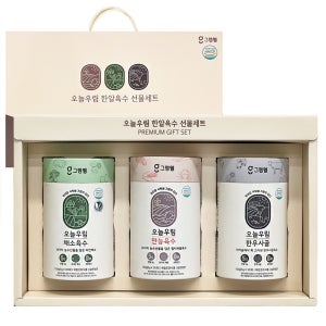 오늘우림 만능 코인 육수 자연 한알 고체 동전 명절 선물세트 450g 90정