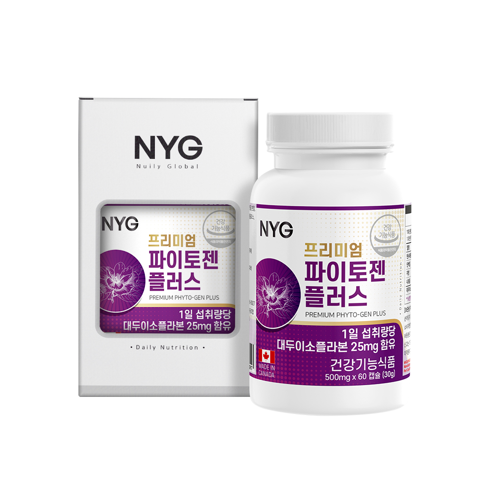 캐나다 파이토젠 플러스 퀸 파이토케미컬 <b>대두 이소플라본</b> 효능 캡슐
