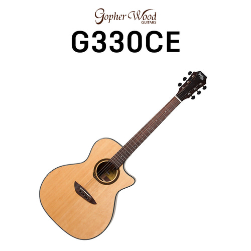 고퍼우드 기타 G330CE 픽업 포크 어쿠스틱 통기타