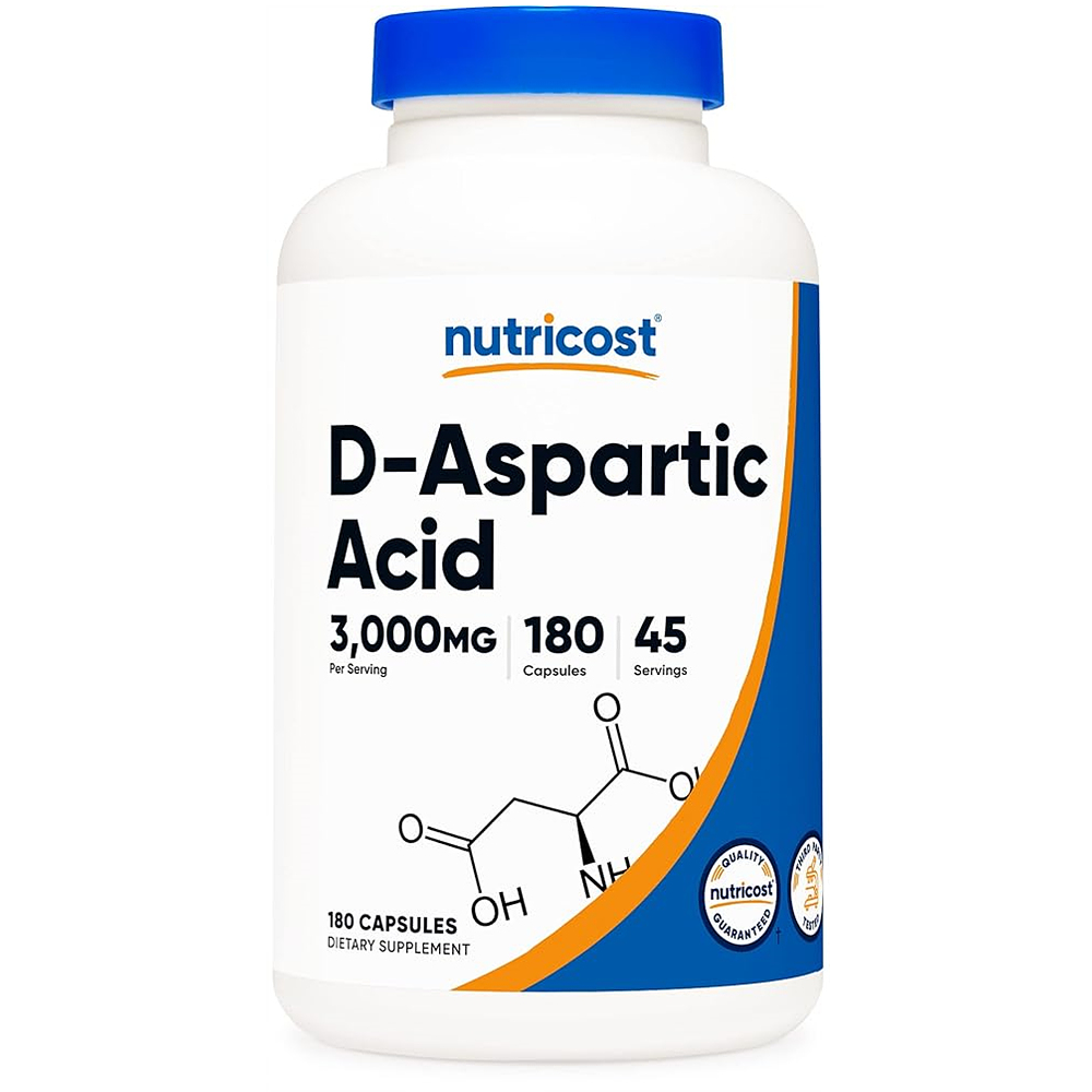 뉴트리코스트 DAA <b>D</b> <b>아스파르트산</b> 3000MG 180캡슐