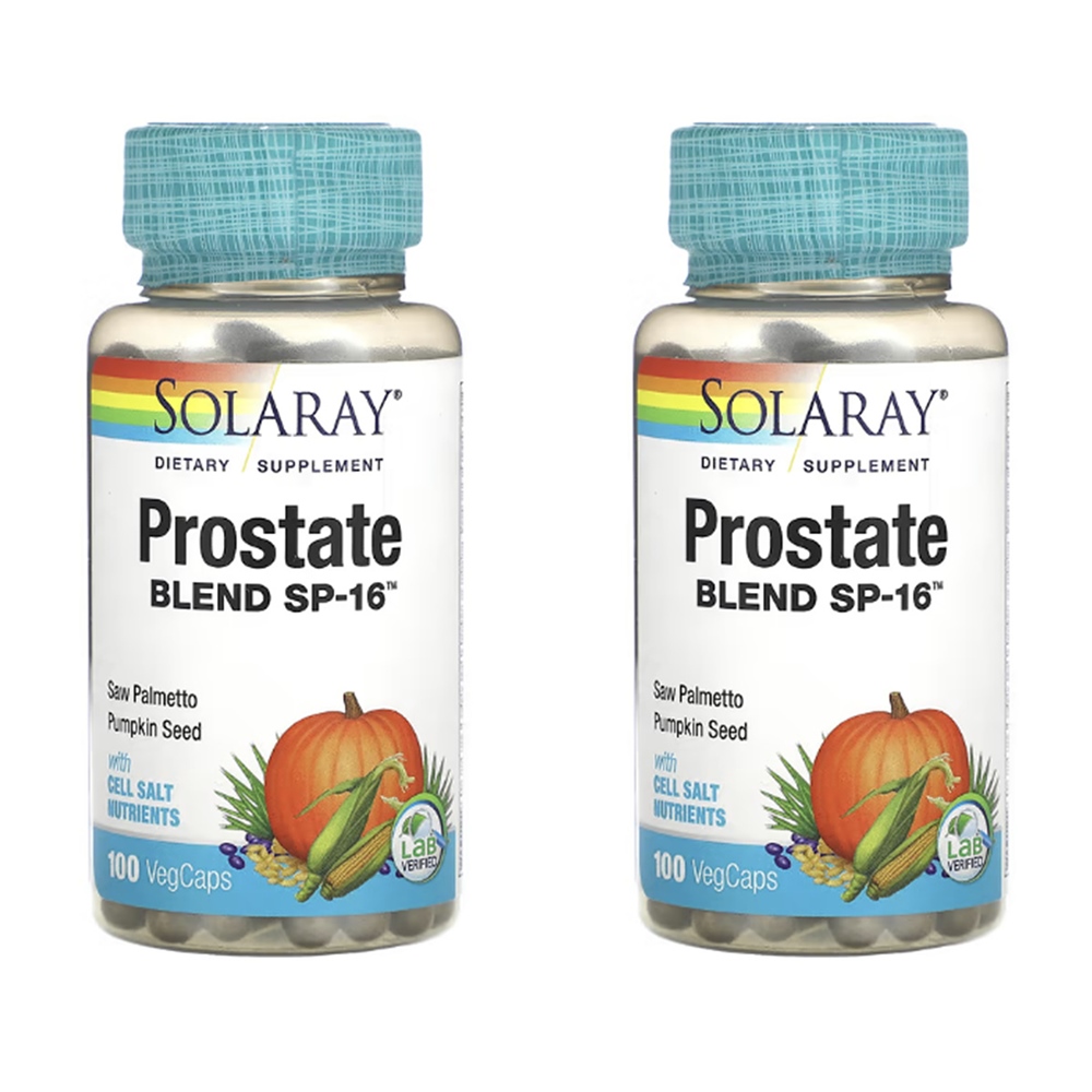 솔라레이 <b>프로스테이트 블렌드 SP</b> <b>16</b> 1000mg x 100베지캡스 2개 세트