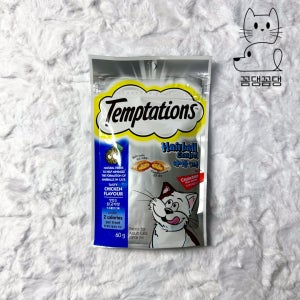 템테이션 길냥이 고양이간식 헤어볼컨트롤 닭고기맛 60g