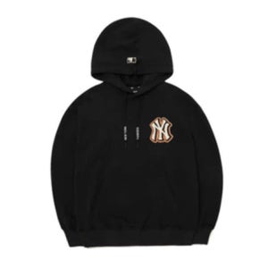 MLB 베이직 헤비웨이트 메가오버핏 후드티 NY 3AHDB0426 (블렉-50BKS)