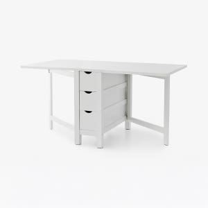 MITAL 접이식테이블 1500mm, 화이트 9054.3406